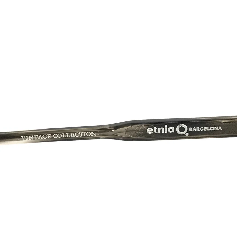 Etnia Barcelona Eyeglasses Frame ES MERCADAL BK Black Aviator Full Rim 52-17-145